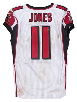 2016 Julio Jones Game Used & Photo Matched Atlanta Falcons Jersey Used On 9/18/2016 vs Oakland Raiders (Jones LOA & Resolution Photomatching)